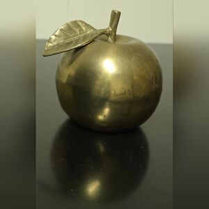 Vintage Brass Apple Bell